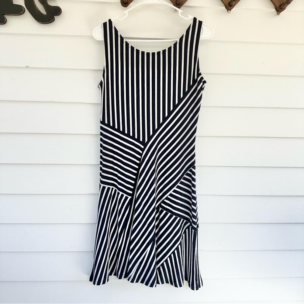 Peruvian Connection Abstract Stripes Sleeveless D… - image 4